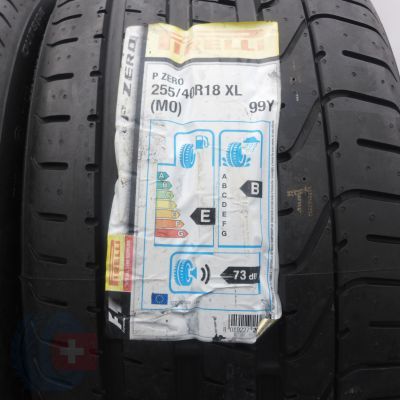 2. 255 40 18 2x PIRELLI 255/40 R18 99Y XL PZero MO Sommerreifen 2019 WIE NEU VOLL