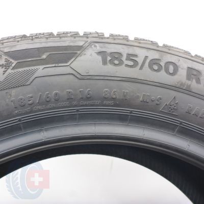 6.  185 60 16 2x BARUM 185/60 R16 86H Polaris 5 Winterreifen 2023 VOLL WIE NEU 