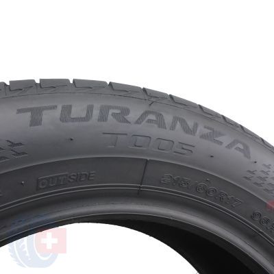 5. 2 x BRIDGESTONE 215/60 R17 96H Turanza T005 Sommerreifen 2019  6mm