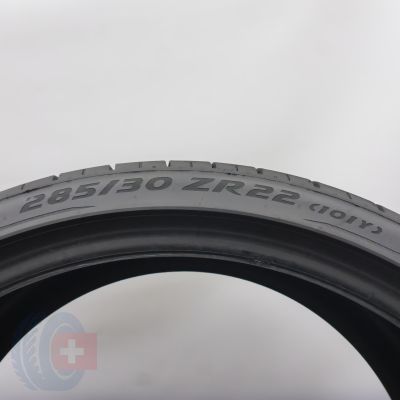 6. 285 30 22 1 x PIRELLI  285/30 ZR22 101Y P Zero PNCS A0 Sommerreifen 2024 7mm WIE NEU 