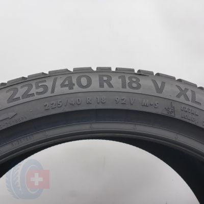 6. 225 40 18 2x CONTINENTAL 225/40 R18 92V XL WinterContact TS 870 P Winterreifen 2025 7,5-7mm WIE NEU