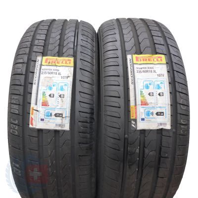 235 60 18 2x PIRELLI 235/60 R18 107V XL Scorpion Verde Sommerreifen 2019/20 VOLL Wie Neu