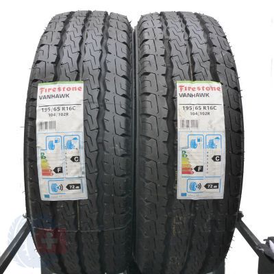 3. 195 65 16C 4x FIRESTONE 195/65 R16C 104/102R VanHawk Sommerreifen 2015 UNGEBRAUCHT