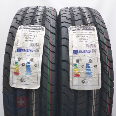 195 75 16C 2x CONTINENTAL 195/75 R16C 107/105R ContiVanContact 100 Sommerreifen 2024 Ungebraucht    