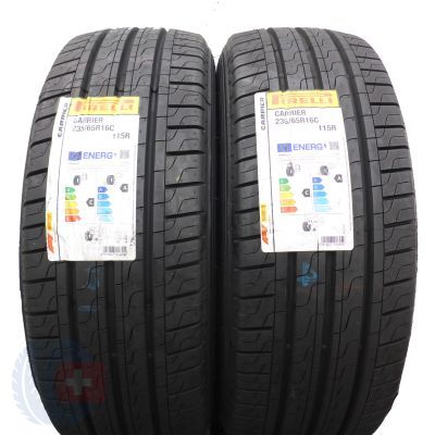 4. 235 65 16C 4x PIRELLI 235/65 R16C 115/113R Carrier Sommerreifen 2021 VOLL WIE NEU 