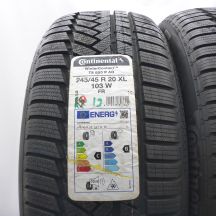 2. 245 45 20 2x CONTINENTAL 245/45 R20 103W XL WinterContact TS 850 P A0 Winterreifen 2019 Ungebraucht   