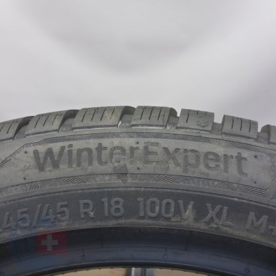 6. 245 45 18 2x UNIROYAL 245/45 R18 100V XL WinterExpert Winterreifen 2022  VOLL 