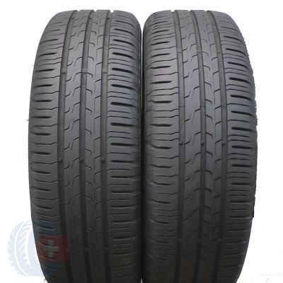 2 x CONTINENTAL 175/65 R14 82T EcoContact 6 Sommerreifen DOT19 5mm
