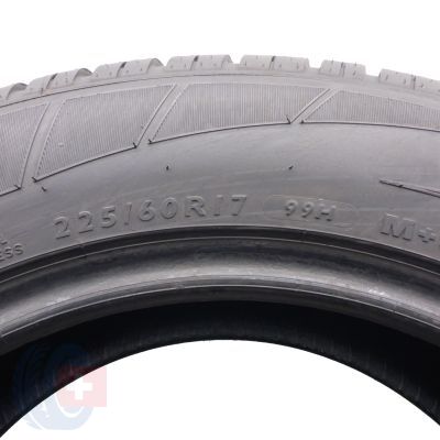 6. 225 60 17 4x DUNLOP 225/60 R17 99H SP Winter Sport 3D BMW Winterreifen 6,8-7,2mm 2018