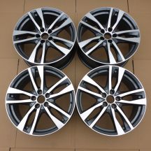 Alufelgen 19 AUDI 5x112 8,5J Et40 WIE NEU A4 A6 A7 Q5 S4 WIE NEU Original 