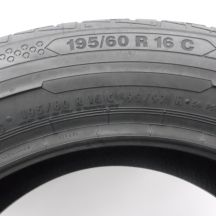 7.  195 60 16C 4x CONTINENTAL 195/60 R16C 99/97H ContiVanContact 100 Sommerreifen 2019 VOLL WIE NEU 