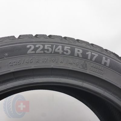 4. 225 45 17 2x SEMPERIT 225/45 R17 91H Speed-Grip 5 Winterreifen 2025 7,7-7,8mm