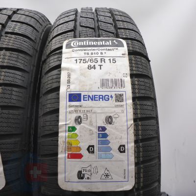 2. 175 65 15 2x CONTINENTAL 175/65 R15 84T ContiWinterContact TS 810 S BMW Winterreifen 2023 VOLL WIE NEU 