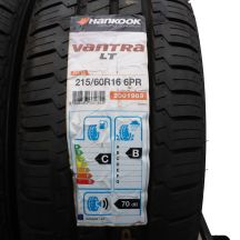 4. 2 x HANKOOK 215/60 R16C 103/101T Vantra LT Ra18 Sommerreifen M+S 2015 VOLL UNGEBRAUCHT