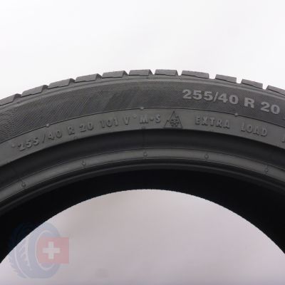 9.  255 40 20 4x CONTINENTAL 255/40 R20 101V XL ContiWinterContact TS830 P M0 Winterreifen 2023 6,8-7,5mm