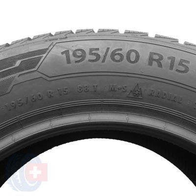 5. 195 60 15 2x BARUM 195/60 R15 88T Polaris 5 Winterreifen 2021 6,5mm