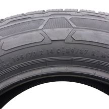 6. 165 70 14C 4x CONTINENTAL 165/70 R14C 89/87R VanContact Winter Winterreifen 2021 WIE NEU VOLL