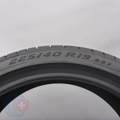 5. 225 40 19 2x PIRELLI 225/40 R19 93Y XL P Zero RFT BMW Sommerreifen 2022 6,2mm