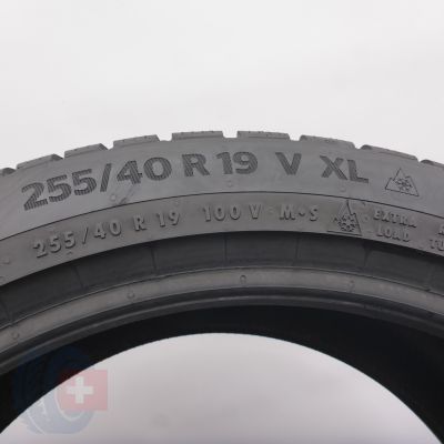7. 255 40 19 2x CONTINENTAL 255/40 R19 100V XL WinterContact TS 870 P Winterreifen  2023 7,8-8mm 