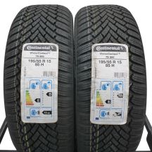 5. 4 x CONTINENTAL 195/55 R15 85H WinterContact TS860 Winterreifen 2018 WIE NEU VOLL