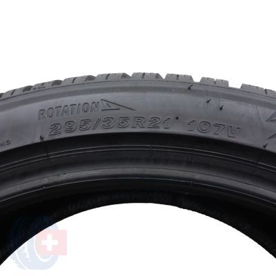 4. 295 35 21 1x BRIDGESTONE 295/35 R21 107V XL Blizzak LM005 Winterreifen 7,9mm 2024