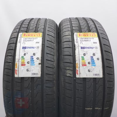  225 60 17 2x PIRELLI  225/60 R17 99V Cinturato P7 BMW Sommerreifen 2022 VOLL WIE NEU