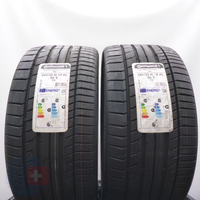  245 35 18 2x CONTINENTAL  245/35 R18 92Y ContiSportContact 5 M0 Sommerreifen 2022 Ungebraucht   