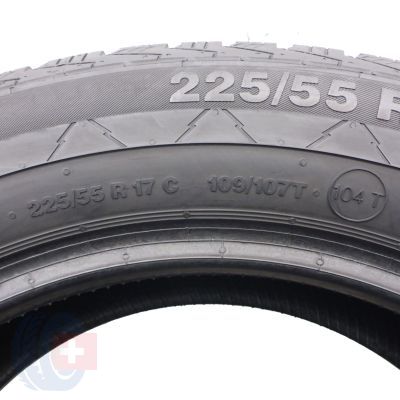 5. 4 x CONTINENTAL 225/55 R17C 109/107T VancoWinter 2 Winterreifen 2020, 2022 7,2mm