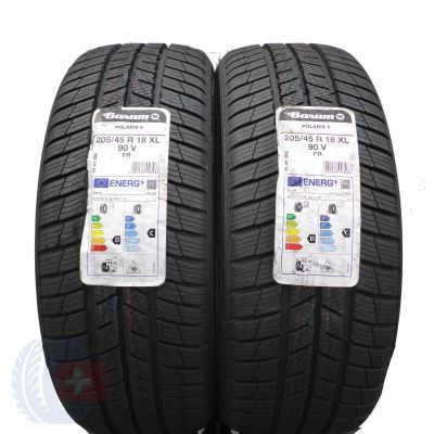 4. 205 45 18 4x BARUM 205/45 R18 90V XL Polaris 5 Winterreifen 2021 VOLL WIE NEU 