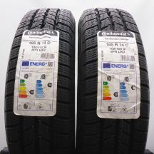 185/80 R14C 2x CONTINENTAL185/80 R14C 102/100Q VanContact Winter Winterreifen 2022 Ungebraucht   