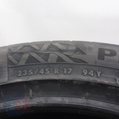 5. 235 45 17 2x CONTINENTAL 235/45 R17 94Y PremiumContact 7 Sommerreifen 2023 VOLL WIE NEU 