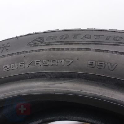 5. 205 55 17 2x DUNLOP 205/55 R17 95V XL WinterSport 5 Winterreifen 2017 6,8-7mm