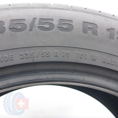 7. 235 55 19 2x CONTINENTAL 235/55 R19 101W ContiSportContact 5 SUV A0 Sommerreifen 2025 7mm WIE NEU 