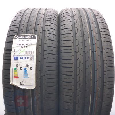 4. 235 60 18 4x CONTINENTAL 235/60 R18  103T EcoContact 6  Sommerreifen 2023 VOLL WIE NEU 
