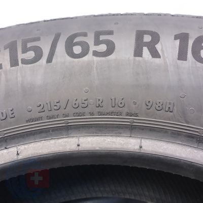 5. 215 65 16 4x CONTINENTAL 215/65 R16 98H PremiumContact 6 Sommerreifen 2020 6-6,8mm
