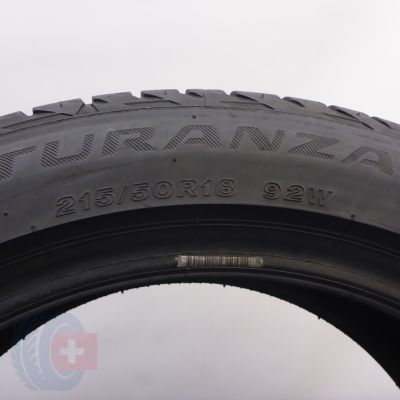 7. 215 50 18 4x BRIDGESTONE 215/50 R18 92W Turanza T001 Sommerreifen 6,2-7,2mm 2024