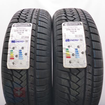 4.  225 70 16 4x CONTINENTAL 225/70 R16 103H WinterContact TS 850 P SUV Winterreifen 2022 Ungebraucht  