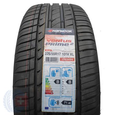 225 55 17 1x HANKOOK 225/55 R17 101V XL VentusPrime2 K115 Sommerreifen 2018 WIE NEU VOLL