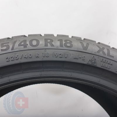 7.  225 40 18 4x CONTINENTAL 225/40 R18 92V XL WinterContact TS 870 P Winterreifen 2022 8,5-8mm