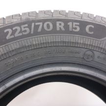 6. 225 70 15C 2x CONTINENTAL 225/70 R15C 112/110R VanContact Eco Sommerreifren 2023 VOLL WIE NEU 