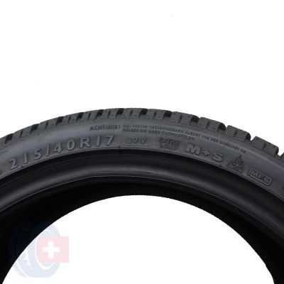 7. 215 40 R17 4 x DUNLOP 215/40 R17 87V SP Winter Sport 3D A0 Winterreifen 2018 VOLL Wie Neu