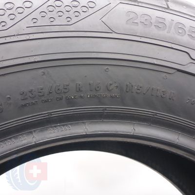 6. 235 65 16C 4x CONTINENTAL 235/65 R16C 115/113R ContiVanContact 200 Sommerreifen 2022 8,2-8mm