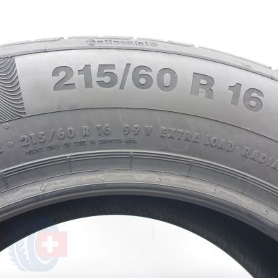 5. 215 60 16 1x CONTINENTAL 215/60 R16 99V XL ContiPremiumContact 5 Sommerreifen 2020 Ungebraucht  