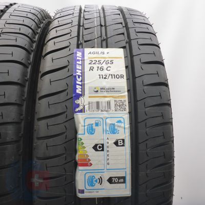 2. 225 65 16C 2x MICHELIN 225/65 R16C 112/110T Agilis+ Sommerreifen 2019  Ungebraucht  