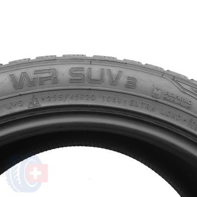 5. 4 x NOKIAN 255/45 R20 105V XL WR SUV 3 Winterreifen 2018 6,8-7mm