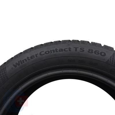 4. 195 55 16 1x CONTINENTAL 195/55 R16 87H WinterContact TS860 Winterreifen 8mm 2019