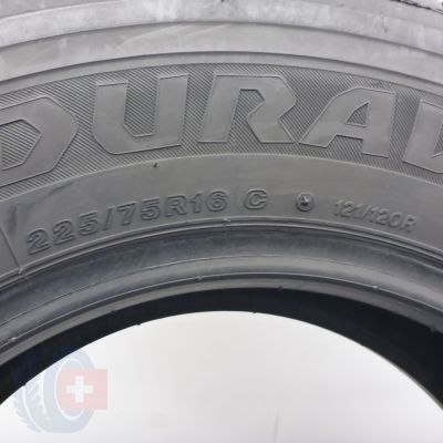 7. 225 7516C 4x BRIDGESTONE 225/75 R16C 121/120R Duravis R660 Sommerreifen 2018 9,7-9,5mm