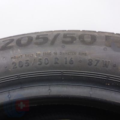 6.  205/50 R16 2x CONTINENTAL 205/50 R16  87W  PremiumContact 6 Sommerreifen 2021 Ungebraucht  