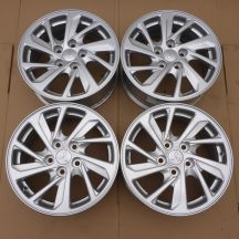 4 x Alufelgen 16 MITSUBISHI 5x114,3 6,5J Et38 Original Eclipse Cross 