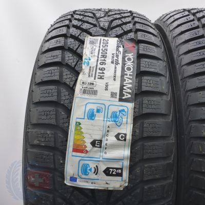 2. 205 50 16 2x YOKOHAMA 205/50 R16 91H XL BluEarth Winter V905 Winterreifen 2018/21 Ungebraucht   